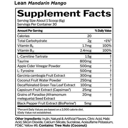 Rule One Lean Mandarin Mango 180G - Image 3