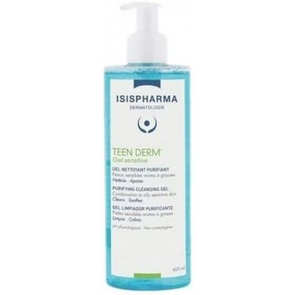 Isispharma Teen Derm Gel Sensitive Purifying Cleansing Gel 400Ml