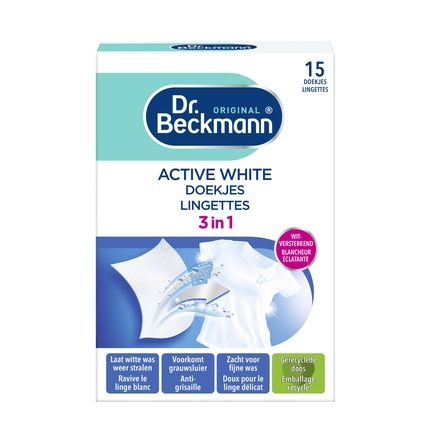 Dr. Beckmann Active White Sheets 15 Pcs