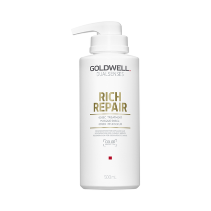 Goldwell Dualsenses Rich Repair Mask For Dry And Damaged Hair 60 Second Treatment 500Ml