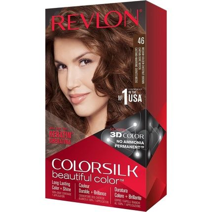 Revlon Colorsilk Beautiful Color, Medium Golden Chestnut Brown 46