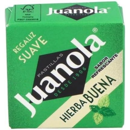 Juanola Peppermint Lozenges 54G - Pack Of 24
