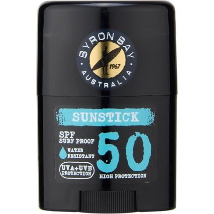 Byron Bay Australia Sunstick Spf 50 Uva & Uvb Instant High Protection Water Resistant Surf Proof With Shea Butter Coconut Scent 25G