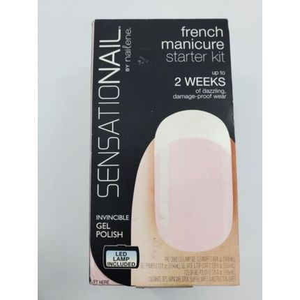 Sensationail Gel Nail Polish Starter Kit Sheer Pink With Led Nail Lamp - 10 Manicures - Image 4