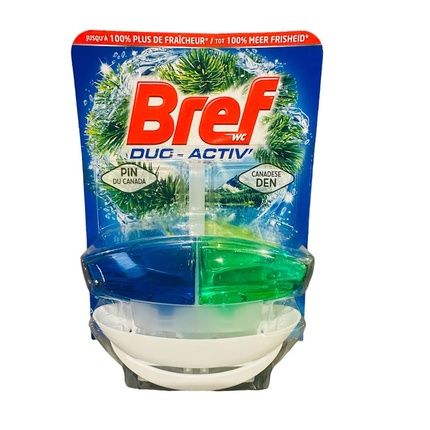 Bref Wc Block Duoactiv Starter Kit 50Ml Canadian Pine Powerful Cleaning & Fresh Scent