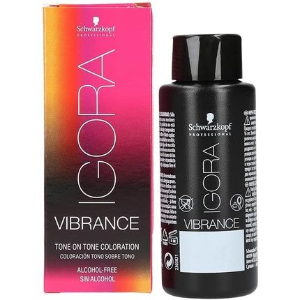 Schwarzkopf Professional Igora Vibrance Tone On Tone Hair Colour 4-68 Medium Brown Chocolate Red 60Ml
