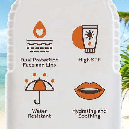 Malibu Sun Duo Pack Spf 50 Face Cream Sunscreen And Spf 30 Lip Balm Protection 40Ml And 5G - Image 3