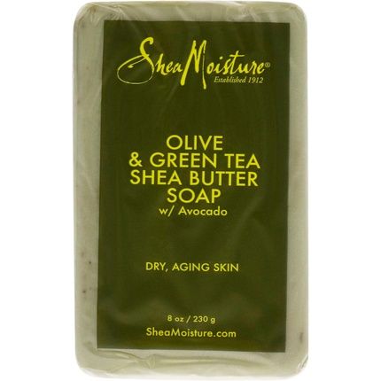 Shea Moisture Olive & Green Tea Shea Butter Soap Anti-Aging And Ultra Moisturizing 8Oz