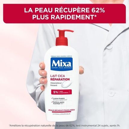 Mixa Expert Sensitive Skin Cica Repair Milk Long-Lasting Repair Effect