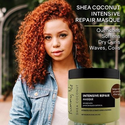 Sunny Isle Shea Coconut Intensive Repair Masque 16Oz - Image 3