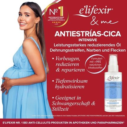 Elifexir Cica Intensive Anti-Stretch Mark Oil Reduces And Repairs Stretch Marks