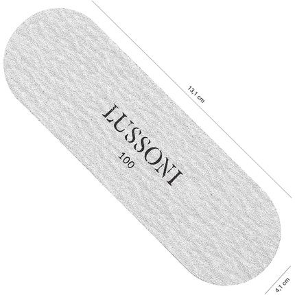 T4B Lussoni Self-Adhesive Pedicure File Sheets 30 Pack - Professional Foot File (100)