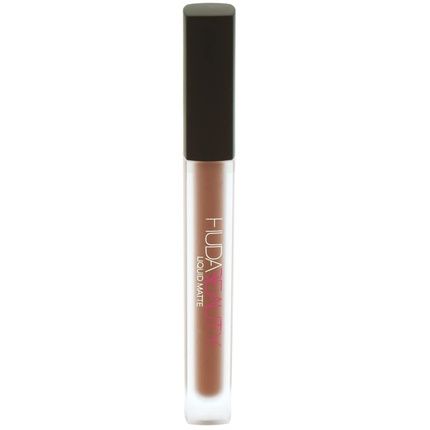 Huda Beauty Liquid Matte Ultra-Comfort Transfer-Proof Lipstick Trendsetter Brown Nude