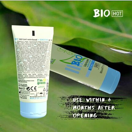 Hot Bio Waterbased Sensitive Lubricant 50Ml