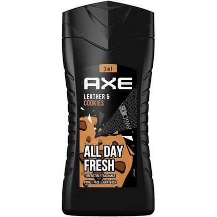 Axee Collision Leather & Cookies Shower Gel 250Ml