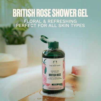 The Body Shop British Rose Shower Gel 250Ml - Image 3
