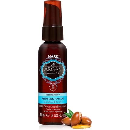 Chivalrylist Hask Repairing Shine Hair Oil With Argan Oil 2Oz
