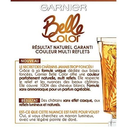 Garnier Belle Color C6063174 Les Chatains Eclat 6.41 Very Light Copper Brown - Image 3
