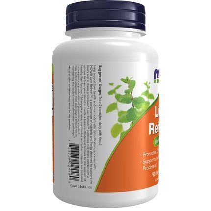Now Liver Refresh With Milk Thistle Extract And Herb-Enzyme Blend 90 Veg Capsules - Image 3