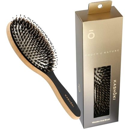 T4B Kashhoki Touch Of Nature Wooden Hair Brush Oval