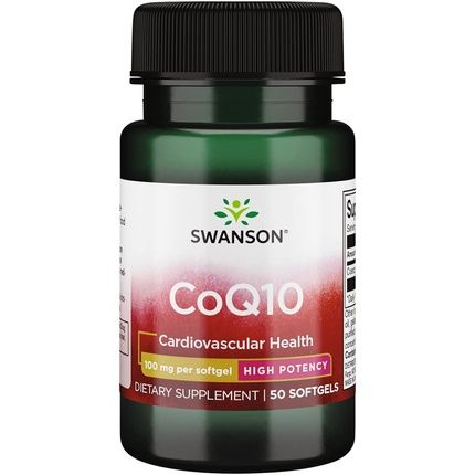 Swanson Coq10 100 100Mg 50 Softgels