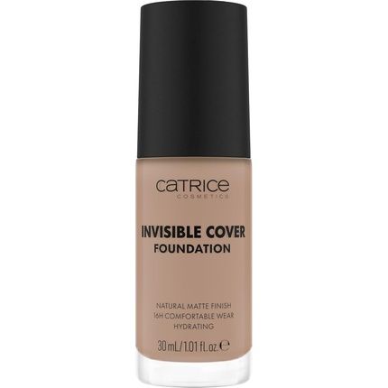 Catrice Invisible Cover Foundation 30Ml 030N Moisturizing Long-Lasting Natural For Dry Skin Vegan Oil-Free Paraben-Free Microplastic-Free