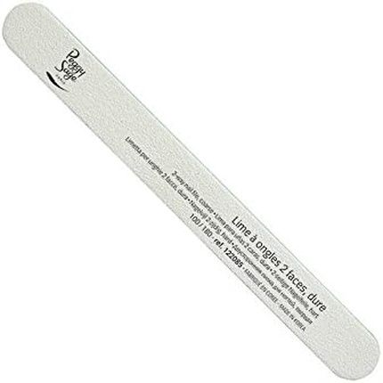Peggy Sage Lime White 2-Sided Nail File Hard And Medium 122085