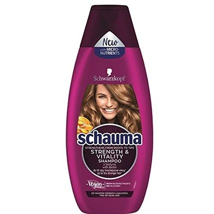 Schauma Strength & Vitality Shampoo For Thin And Brittle Hair 400Ml