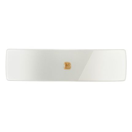 Balmain Hair Clip L Bianca In Cellulose Acetate