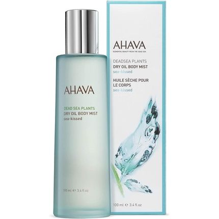 Ahava Dry Oil Body Mist Sea-Kissed Aqua 100Ml Dead Sea Minerals Aromatic And Gentle Fragranced Spray Keeps Skin Soft With A Natural Glow And Protective Hydrating Layer For Women