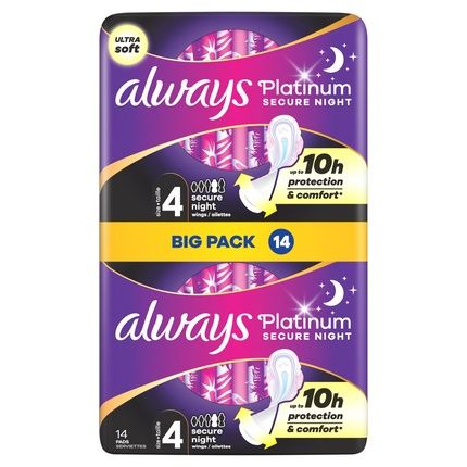 Always Ultra Secure Night By Always Nighttime Sanitary Protection