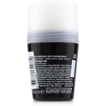Vichy Homme 48H Deodorant Roll-On For Sensitive Skin 50Ml - Image 3