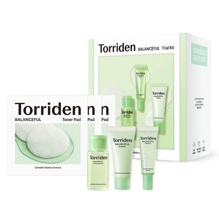 Torriden Balanceful Cica Trial Kit 5D Cica Infused Daily Skincare 4 Step