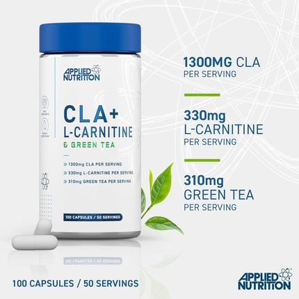 Applied Nutrition Cla L-Carnitine & Green Tea Fat Burner For Weight Loss
