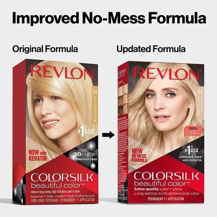 Revlon Colorsilk Hair Color No.70 Medium Ash Blonde Hair Color - Image 3