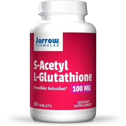 Jarrow Formulas S-Acetyl L-Glutathione 100Mg 60 Vegetarian Tablets