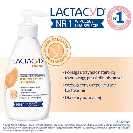 Lactacyd Femina Intimate Hygiene Emulsion 200Ml - Image 3