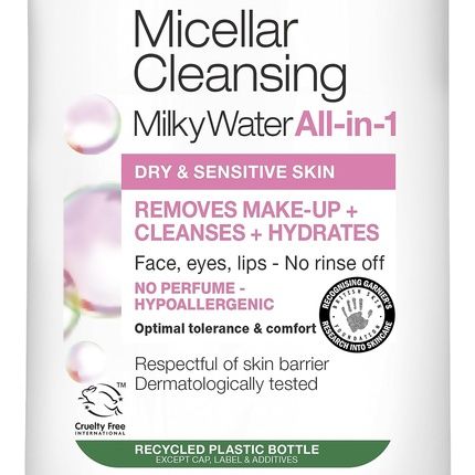 Garnier Micellar Cleansing Water For Dry Skin 400Ml Fragrance Free