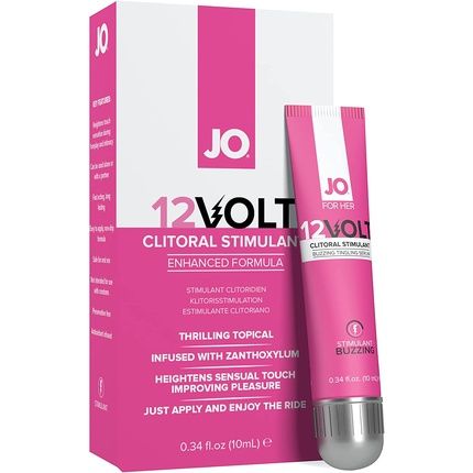 System Jo For Her Clitoral Serum Buzzing 12Volt 10Ml 21G