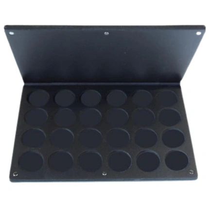 Parisax Magnetic Palette 24 Pans Black Leather Style