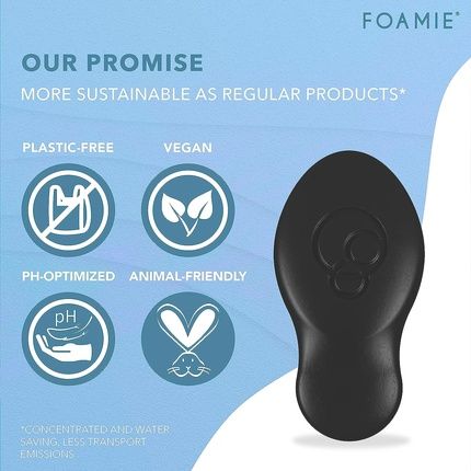Foamie Cleansing Face Bar Activated Charcoal 60G