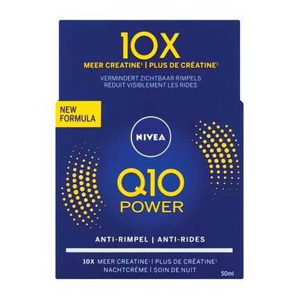 Nivea Night Cream Antiwrinkle Q10 Plus
