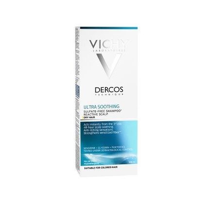Vichy Ultra Dercos Shampoo For Dry Hair 200 Ml
