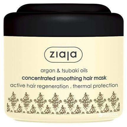 Ziaja Concentrated Smoothing Hair Mask For Dry And Damaged Hair Argan 200 Ml