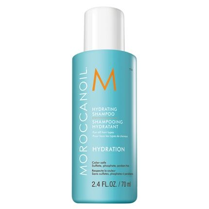 Moroccanoil Hydration Parabenfree Hair Shampoo 70 Ml Hydrating Shampoo With Argan Oil For All Hair Types