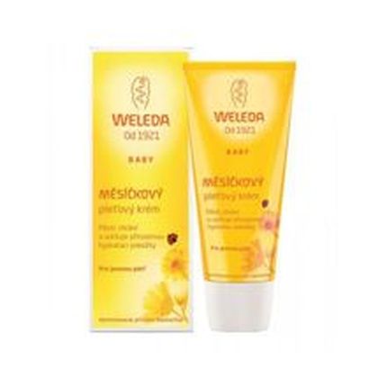 Weleda Baby Care Natural Cosmetics Set - Body Care Cream For Soothing Dry Skin + Face Cream For Dry And Sensitive Facial Skin