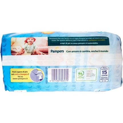 Pampers Sole & Luna Junior Size 5 11/25 Kg Nappies - Image 3