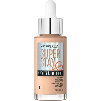 Maybelline Super Stay 24H Skin Tint Illuminating Foundation With Vitamin C 10 30Ml