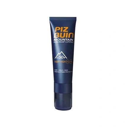 Piz Buin Mountain Combi 2 In 1 Sun Cream Spf 50 And Lipstick 20 Ml 23 Ml