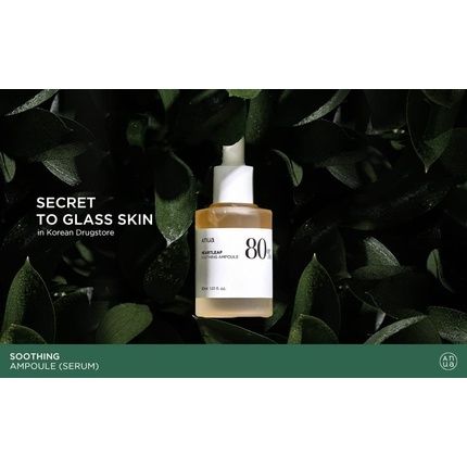 Anua Heartleaf 80% Soothing Ampoule 30Ml - Face Skin Calm Serum Hydrating Panthenol B5 Calming Treatment Essence For Combination, Sensitive, Normal Skin - Korean Skincare
